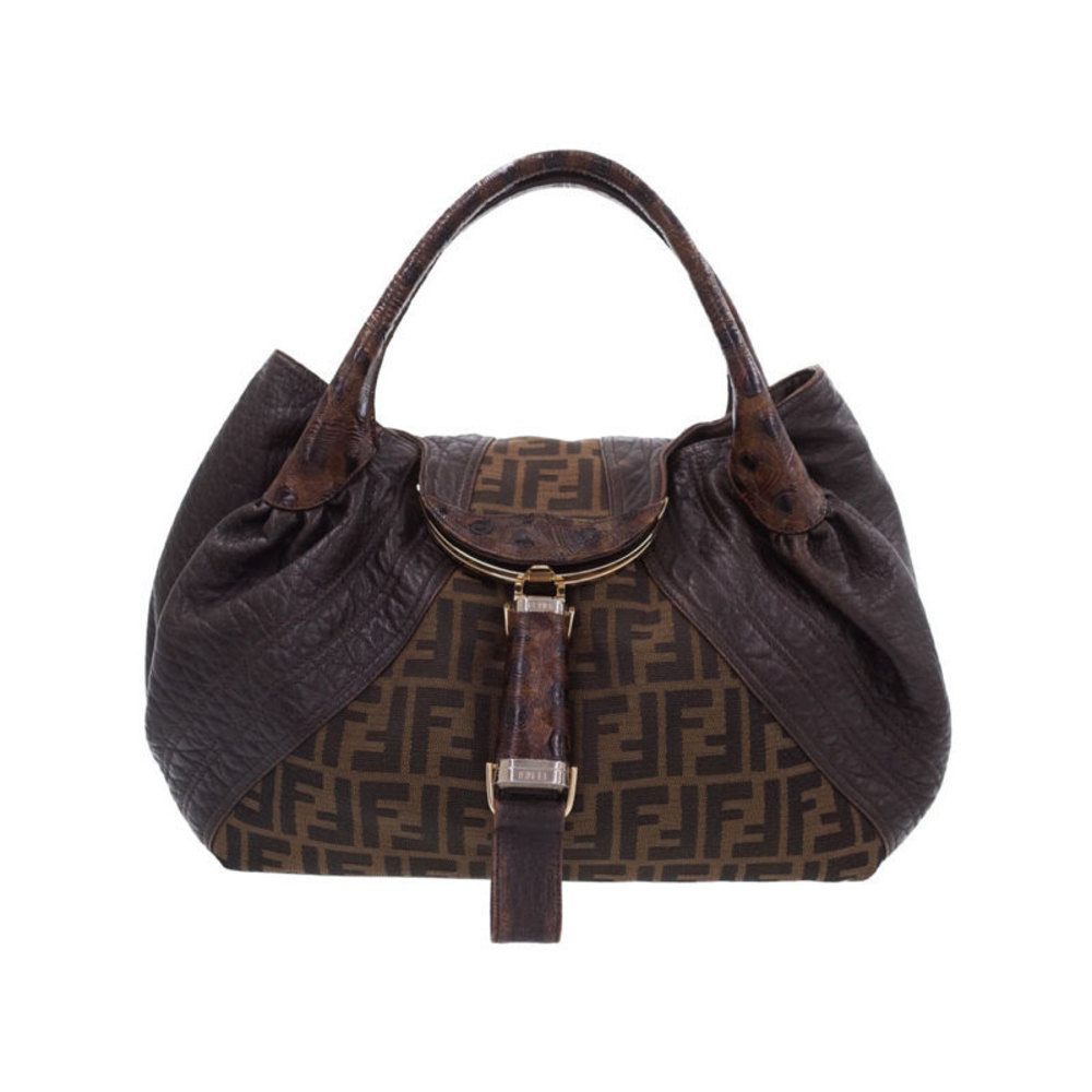 Fendi Zucca Pattern Spy Handbag